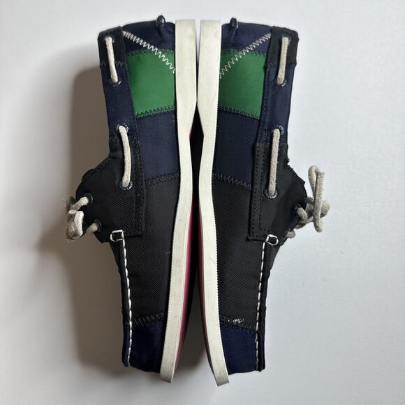 Sperry Original 2 EYE Bionic Boat Shoe Navy/Pink/Green Women's US Size 7.5 GUC - Picture 7 of 14
